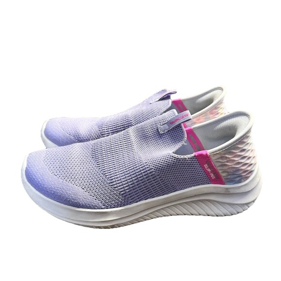 Skechers Slip-Ins Ultra Flex 3.0 Women’s Shoes Size 5.5 Lavender Multi Comfort - Picture 1 of 7